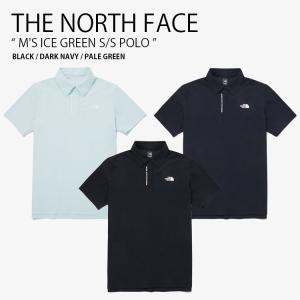 THE NORTH FACE ノースフェイス ポロシャツ M'S ICE GREEN S/S POLO アイス グリーン ショートスリーブ ポロ 半袖 ロゴ メンズ レディース NT7PQ01A/B/C｜a-dot