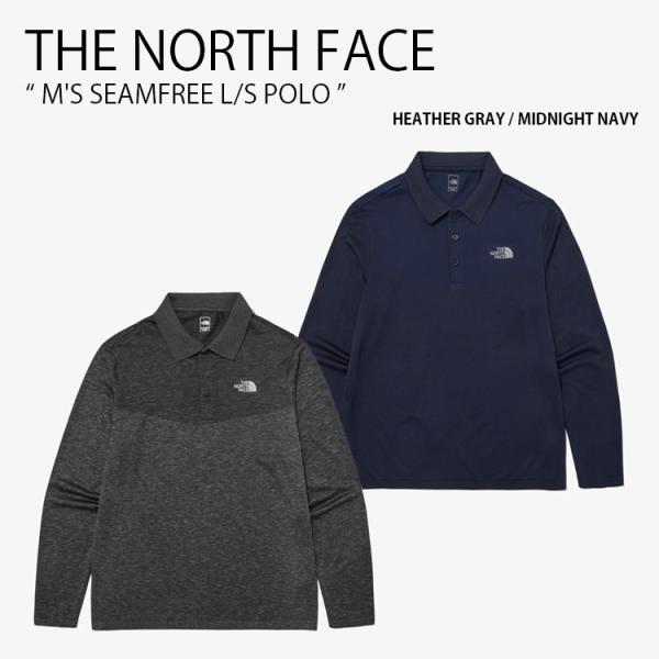 THE NORTH FACE ポロシャツ M&apos;S SEAMFREE L/S POLO シームフリー ...