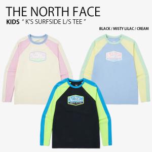 THE NORTH FACE ノースフェイス キッズ ラッシュガード K'S SURFSIDE L/S TEE サーフサイド ロングスリーブ ティーシャツ 長袖 水着 ロンT 子供用 NT7TQ05S/T/U