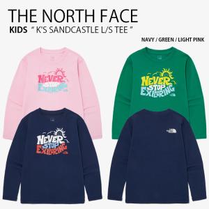 THE NORTH FACE ノースフェイス キッズ ラッシュガード K'S SANDCASTLE L/S TEE サンドキャッスル ティーシャツ 長袖 水着 ロンT 子供用 NT7TQ06S/T/U