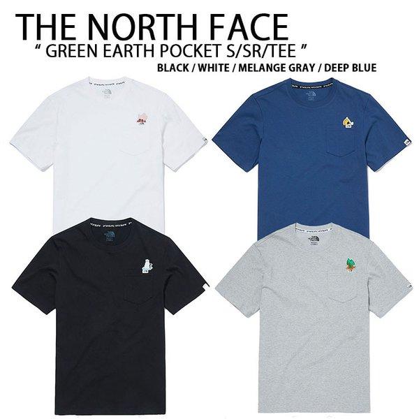 THE NORTH FACE Tシャツ GREEN EARTH POCKET S/S R/TEE ポ...