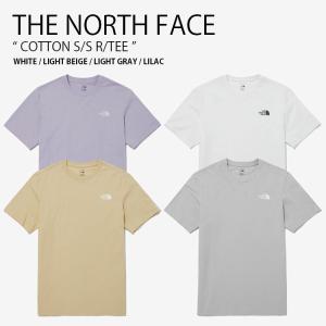 THE NORTH FACE ノースフェイス Tシャツ COTTON S/S R/TEE コットン ショートスリーブ ラウンドネック ティーシャツ 半袖 メンズ レディース NT7UP00J/K/L/M｜a-dot