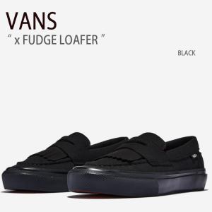 VANS バンズ スニーカー FUDGE LOAFER BLACK V196CF FDG ファッジ ローファ ブラック メンズ レディース｜a-dot