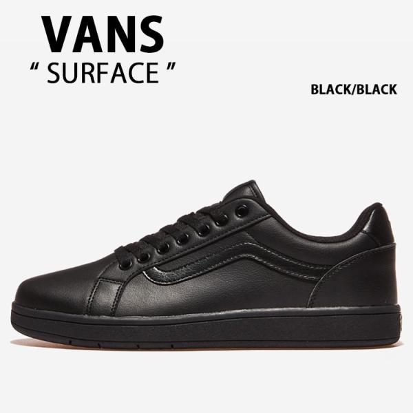 VANS バンズ スニーカー SURFACE BLACK BLACK V2129 R サーフェス ブ...