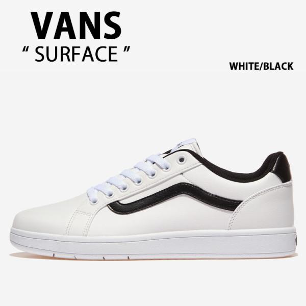 VANS バンズ スニーカー SURFACE WHITE BLACK V2129 R サーフェス ホ...