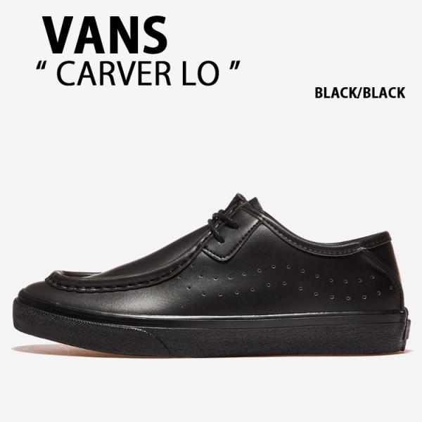VANS バンズ スニーカー CARVER LO BLACK BLACK V398 FT カーバー ...