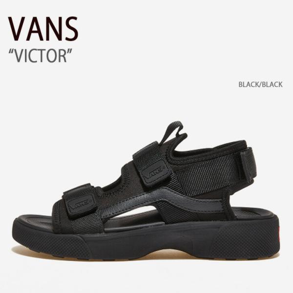 VANS サンダル VICTOR BLACK V5186 ビクター ブラック メンズ レディース バ...