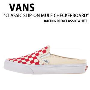 VANS バンズ スニーカー CLASSIC SLIP-ON MULE CHECKERBOARD VN0004KTTLF クラシック スリッポン ミュール チェッカーボード レディース 男性用 女性用