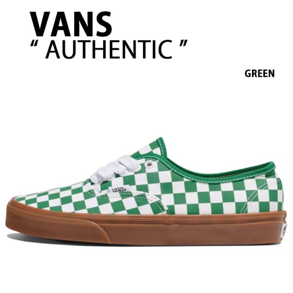 VANS バンズ スニーカー  AUTHENTIC GREEN VN000CRTCX2 オーセンティ...