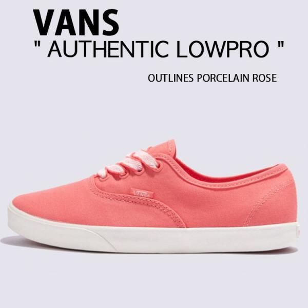 VANS バンズ スニーカー AUTHENTIC LOWPRO OUTLINES PORCELAIN...