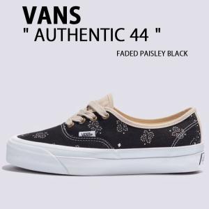 VANS バンズ スニーカー AUTHENTIC 44 FADED PAISLEY BLACK VN000D5KESB オーセンティック 44 フェイディドペイズリー ブラック ローカット