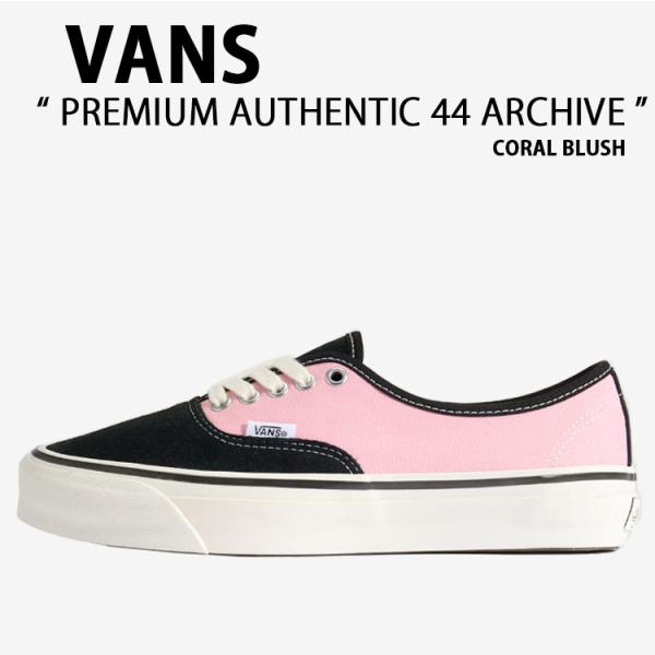 VANSバンズ スニーカー PREMIUM AUTHENTIC 44 ARCHIVE CORAL B...