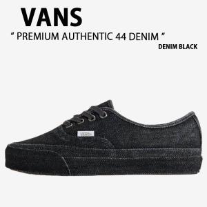 VANS バンズ シューズ PREMIUM AUTHENTIC 44 DENIM DENIM BLACK VN000DB8BLA プレミアム オーセンティック 44 デニム デニム ブラック ローテクスニーカー