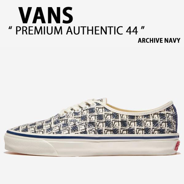 VANS バンズ スニーカー PREMIUM AUTHENTIC 44 ARCHIVE NAVY V...