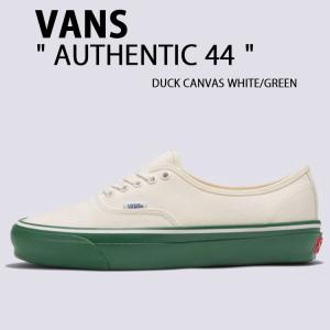 VANS バンズ スニーカー AUTHENTIC 44 DUCK CANVAS WHITE GREEN VN000EBNWGR オーセンティック 44 ダックキャンバスホワイト グリーン ローカット