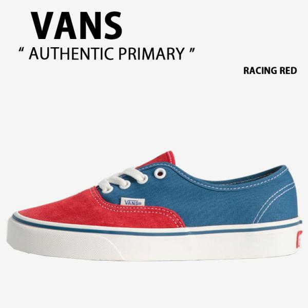 VANS バンズ シューズ AUTHENTIC PRIMARY RACING RED VN000EH...