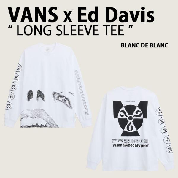 VANS バンズ 長袖 Tシャツ Ed Davis LS TEE エドデイヴィス ロングスリーブ ス...