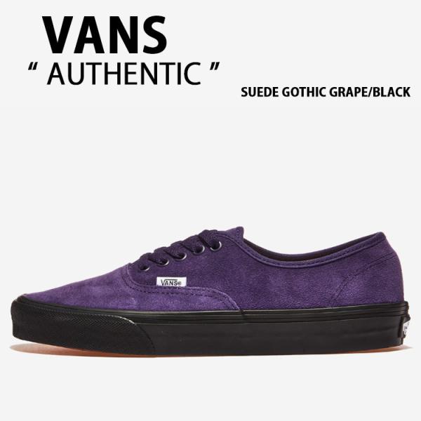 VANS バンズ スニーカー AUTHENTIC SUEDE GOTHIC GRAPE BLACK ...