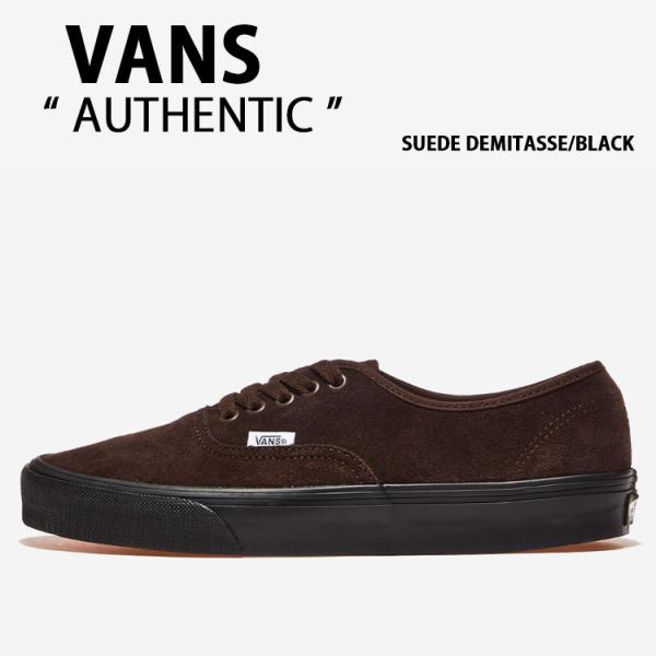 VANS バンズ スニーカー AUTHENTIC SUEDE DEMITASSE BLACK VN0...