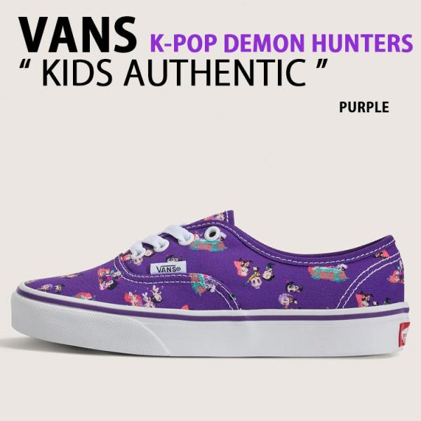 VANS バンズ キッズ スニーカー KPOP DEMON HUNTERS AUTHENTIC VN...