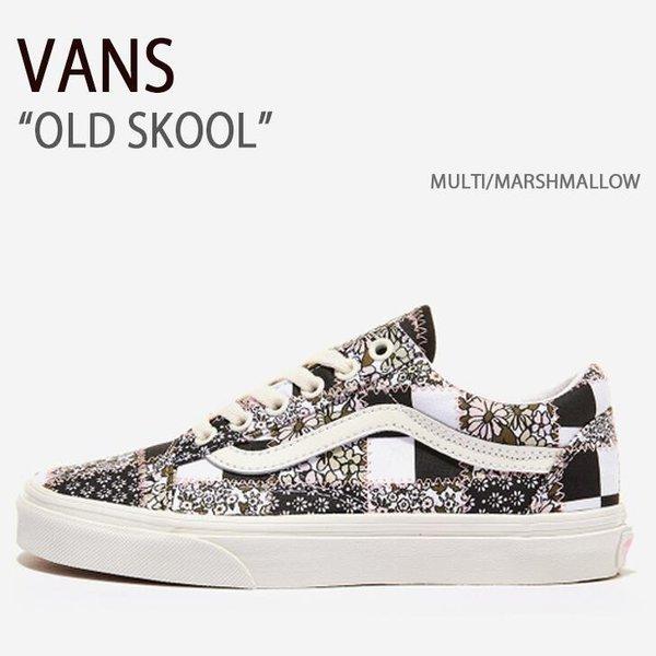 VANS レディース スニーカー OLD SKOOL MULTI MARSHMALLOW オールドス...