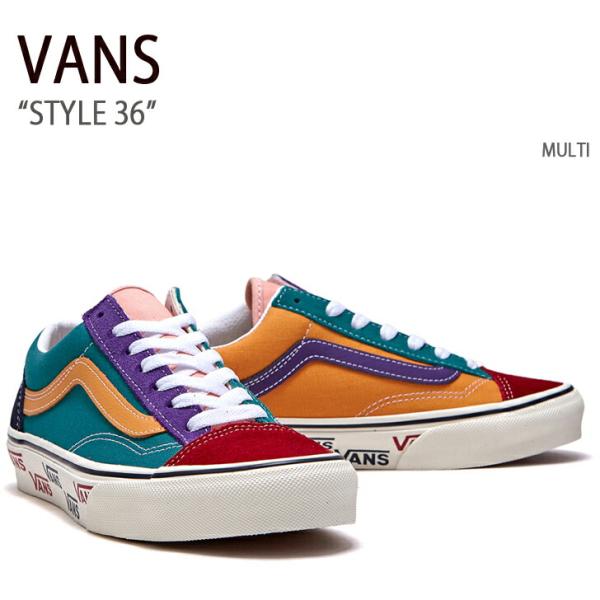 VANS バンズ スニーカー STYLE 36 MULTI スタイル36 マルチカラー   シューズ...