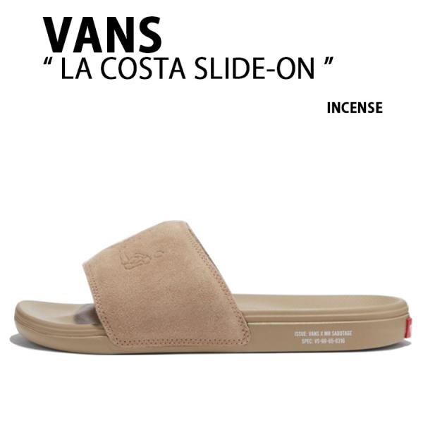 VANS バンズ サンダル LA COSTA SLIDE-ON MARK SBTG INCENSE ...