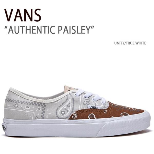 VANS バンズ スニーカー AUTHENTIC PAISLEY UNITY TRUE WHITE ...