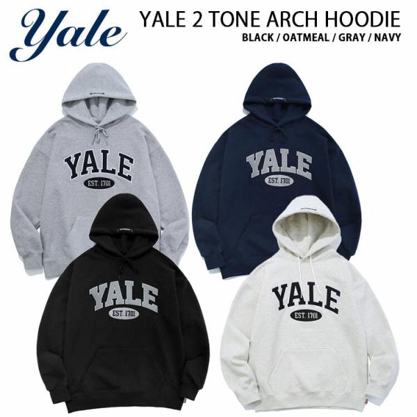 YALE イェール パーカー 2 TONE ARCH HOODIE スウェットパーカー フーディー ...