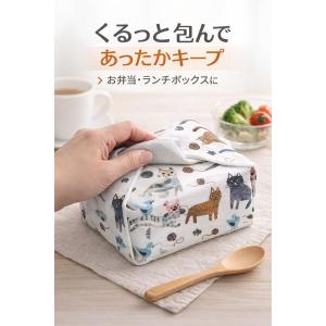ランチクロス 風呂敷 結ばない 保冷 保温 ク...の詳細画像1