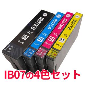 エプソン用 互換インク IB07 顔料 IB07KB IB07CB IB07MB IB07YB 4色セット PX-M6010F PX-M6011F に｜a-e-shop925