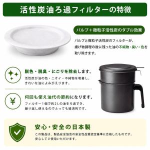 活性炭 油ろ過フィルター 高木金属 オイルポッ...の詳細画像4