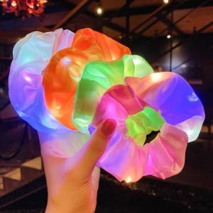 光るシュシュ LEDシュシュ おしゃれ ヘアア...の詳細画像1