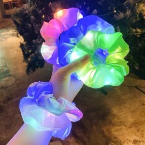 光るシュシュ LEDシュシュ おしゃれ ヘアア...の詳細画像3