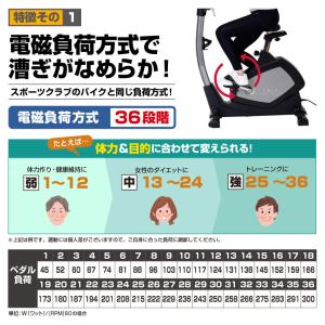 フィットネスバイク エアロ ルームバイク ダイ...の詳細画像2