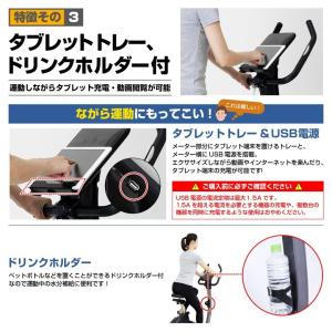 フィットネスバイク エアロ ルームバイク ダイ...の詳細画像5