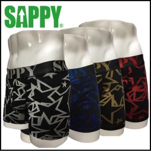 ボクサーパンツ  メンズ 人気 SAPPY underwear メタリックスターボクサー D-316｜a-freeshop