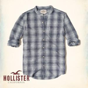 ホリスター HOLLISTER メンズ 長袖 スタンドカラー...