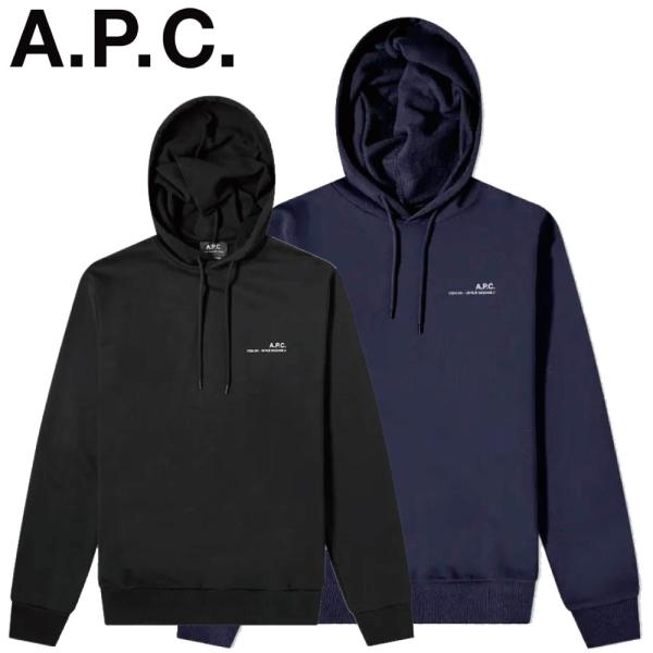 APC アーペーセー 長袖 A.P.C. APC アイテムロゴフーディー  ITEM LOGO HO...