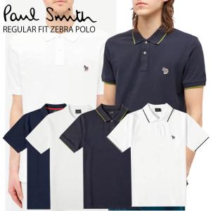 ポールスミス PAUL SMITH メンズ ポロシャツ 半袖 REGULAR FIT ZEBRA POLO レギュラーフィットジブラポロ｜a-freeshop