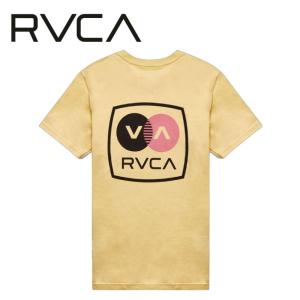 RVCA ルーカ メンズ Tシャツ 半袖 RVCA TV Corpo T-Shirt イエロー｜a-freeshop