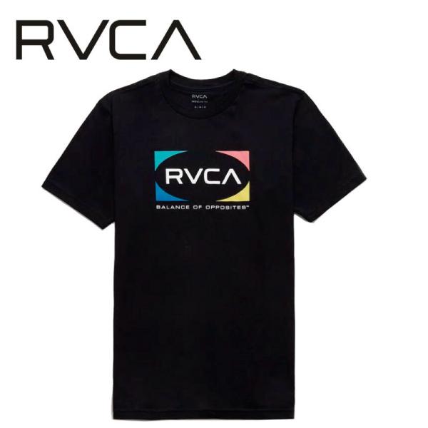 RVCA ルーカ メンズ Tシャツ 半袖 RVCA クアッドTシャツ ブラック
