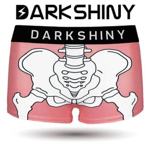 ボクサーパンツ レディース 下着女性 ショーツのみ ダークシャイニー DARKSHINY  Ladies' Boxer Briefs -YELLOW LABEL-Skeleton スケルトン｜a-freeshop