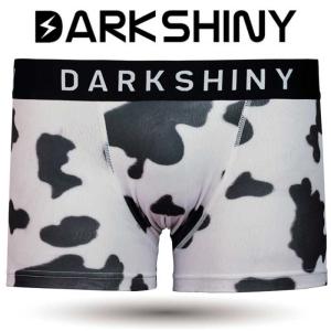 週末セール DARKHINY  ボクサーパンツ メンズ ダークシャイニー Men's Mico Boxerpants -COW PRINT