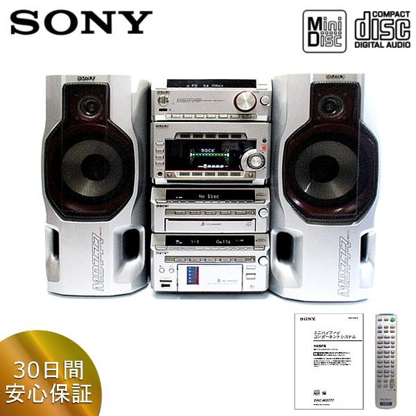 SONY CD/MD ハイファイコンポーネントシステム “ＭＤピクシー” ＤＨＣ-ＭＤ７７７