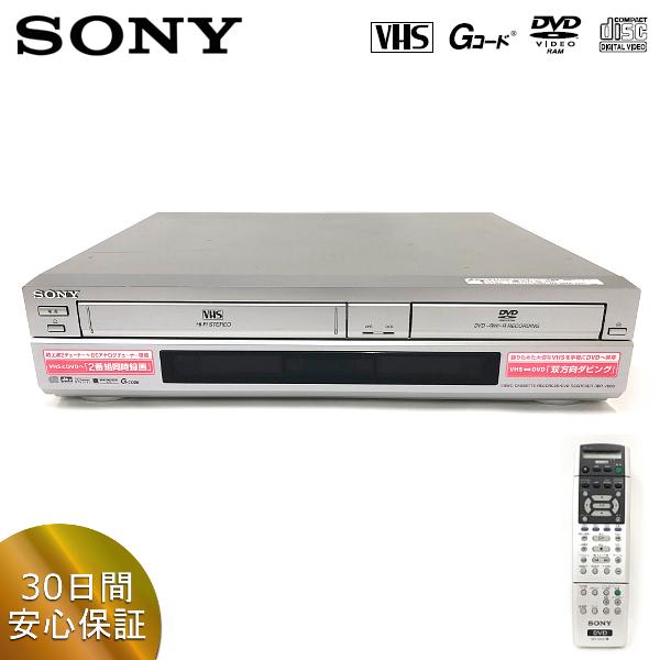 完全動作品 SONY RDR-VD60 VHSビデオ一体型DVDレコーダー リモコン付
