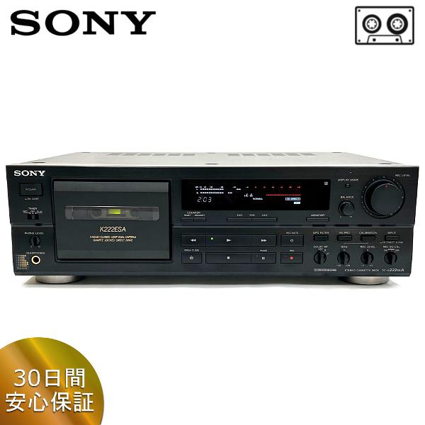 完全操作品 SONY TC-K222ESA カセットデッキ