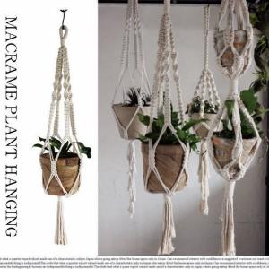 Macrame Plant Hanging No1 マクラメプラントハンギングno1マクラメ ハンギング 植物 カゴ 超激安特価 エアプランツ プランター 北欧