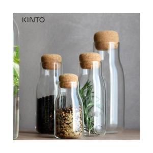 Kinto Bottlit キャニスター 150mlグラス Kinto キントー カフェ 耐熱グラス ガラス コーヒー コルク スパイス 耐熱ガラス