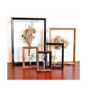 一輪挿し フラワーフレーム S3 花瓶 一輪挿し フラワーベース ガラス おしゃれ 壁掛け 試験管 かわいい フレーム Manlylegal